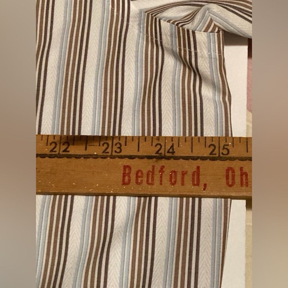 Eddie Bauer Men’s Striped Button Down Shirt Long Sleeve Size XL Retro - Picture 10 of 13
